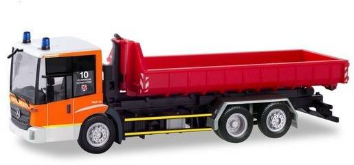 Herpa Mercedes-Benz Econic Wechsellader-LKW "Feuerwehr Düsseldorf" (094641) Modellfahrzeuge